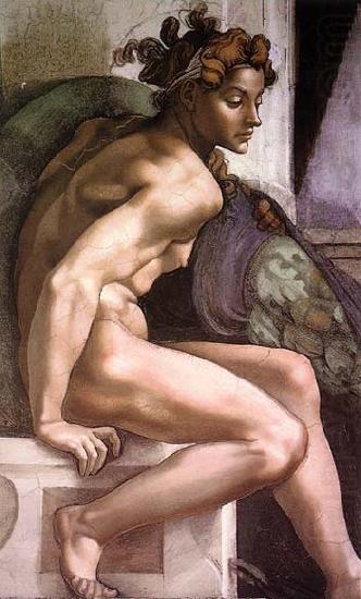 Ignudo, Michelangelo Buonarroti